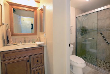 Getting ready for the day - You’ll enjoy all the comforts of home in this bathroom, it makes getting ready each day quick and easy.