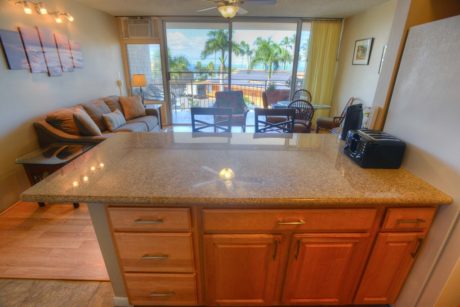 You’ll Love the Kitchen’s Breakfast Bar! - The kitchen bar area is just the right setting for visiting with the chef, enjoying an afternoon nibble, or just sitting and chatting. You might even find it a great place for your laptop if you need to stay connected with the free Wi-Fi.