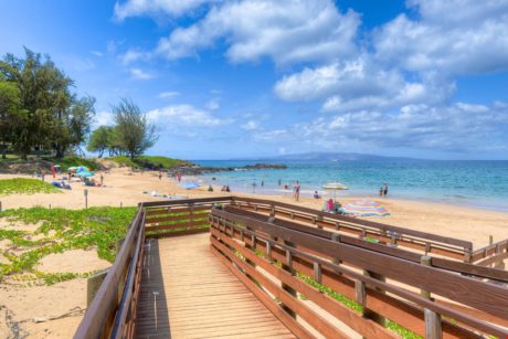 Let's Go to the Beach! - Kamaole Beach 2, nearby, features accessible ramps, life guards, as well as shower and bathroom facilities.