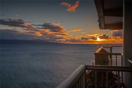 Gorgeous sunsets are often in prime view from the lanai