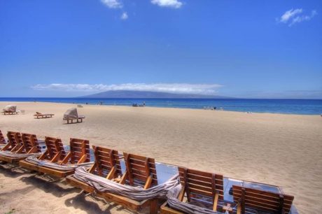 Just out back, Ka'anapali Beach once voted Best Beach in America