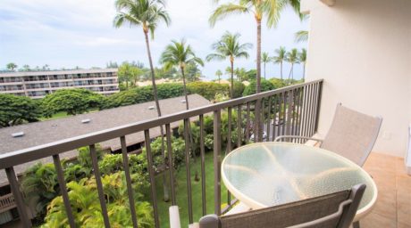 Welcome To Kihei Akahi C-607! - The charming balcony, complete with palm tree views, is an all-time favorite!