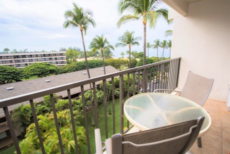 Welcome To Kihei Akahi C-607! - The charming balcony, complete with palm tree views, is an all-time favorite!