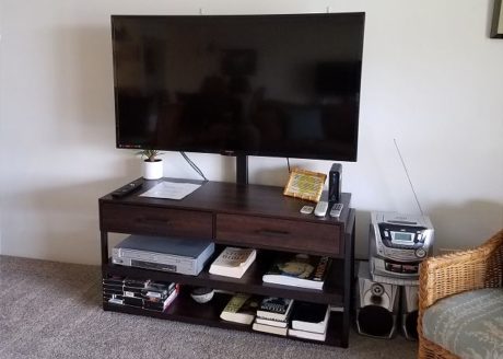 Large Flat-Screen TV in Living Room