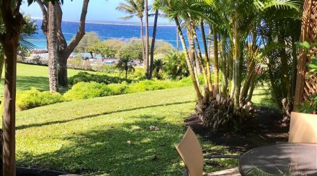 Beautiful Ocean View from the Lanai of Maui Kamaole #G-101