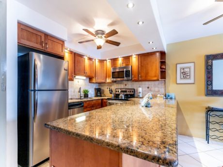Gorgeous Kitchen - This beautiful kitchen is a chef's dream, with gleaming stainless-steel appliances, granite countertops, and lots of built-ins that save you time!