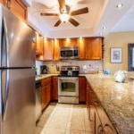 You’ll Never Want to Leave the Kitchen! - Bright and cheerful, the kitchen at Kamaole Sands 8-402 has everything you need to make your favorite comfort food while you're on vacation.