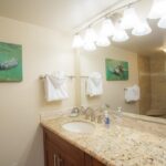 Ample Countertops - Plenty of countertop space in the primary bathroom means everyone has room for toiletries without being cramped.