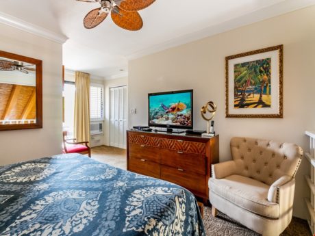 TV Time - Lie back and watch your favorite shows while you relax on the comfortable bed.