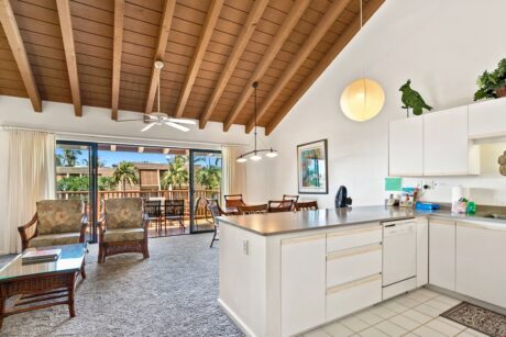 Bright and Airy Open Concept - Imagine you and your guests enjoying the openness and beautiful exposed beam ceilings.