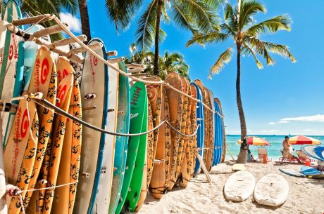 Surfing in Maui - Maui is the perfect place to check out the big wave professional surfers or even try out the “sport of kings” for yourself.
