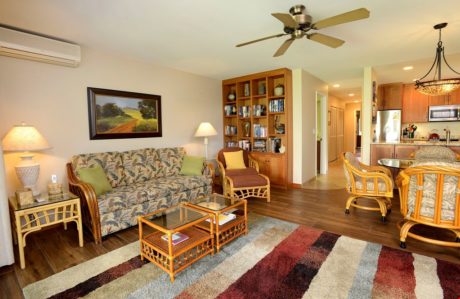 Vacation Relaxation - Settle into the comfortable living room furniture, make plans for the day, and enjoy spending time with friends and family.