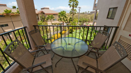 Welcome To Kamaole Sands 4-301 - End your day out on the balcony, sipping a glass of fine wine.