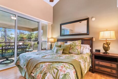 Wake Up to Tropical Beauty - When you open your eyes each morning, your first view will be of the beautiful, lush vegetation outside your sliding doors.