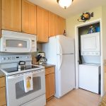 Laundry Units - Located right next to the kitchen is our stack-able washer and dryer. Feel free to use our laundry units to keep all of your clothes clean and fresh!