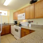 What’s Cooking? Anything You Want! - The kitchen at Kauhale Makai 434 is equipped with everything from an oven and microwave to coffeemaker, cookware, and tableware. There’s also a dishwasher, because scrubbing dishes isn't part of anyone’s dream vacation.
