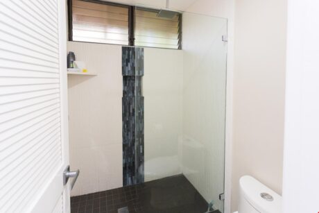 Enjoy a Cool Shower in the Bright and Clean Primary Bath! - The primary bathroom is the epitome of style and function. The walk-in glass shower is wonderful, but you'll also love all the space! Bath towels and linens are provided.