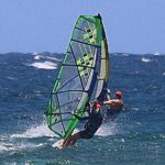 The owners of unit #250 windsurfing off Maui.