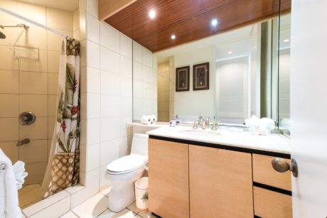 Guest Bathroom - With multiple bathrooms guests can get ready at their leisure knowing that there’s no line waiting outside the bathroom door.