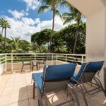 Relax. Unwind. Reset. - The balcony of Palms at Wailea 606 makes the perfect place to relax after a day on the beach.