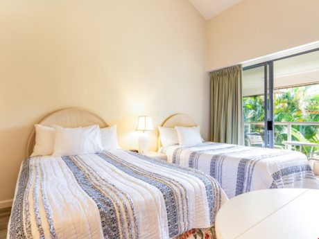 The Spacious Bedroom - With two comfortable double beds, your family will sleep well in this comfortable bedroom and wake up refreshed and ready for a new day.