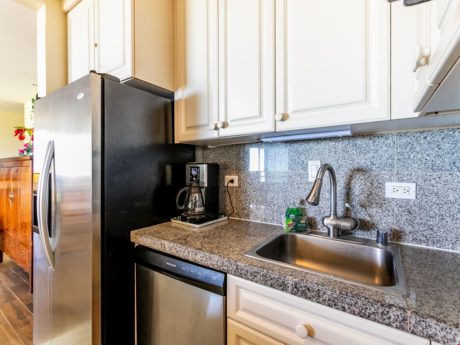 Stainless Steel Means Guest Appeal - Our stainless steel fixtures and appliances add both beauty and function to our kitchen.