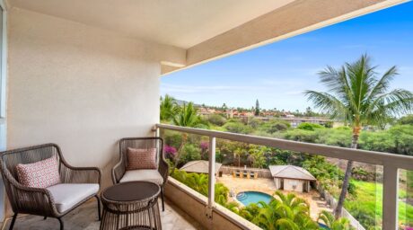 Welcome to Paradise - The awe-inspiring balcony view is reason enough to stay at Maui Banyan G-503B.