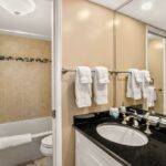 Get Ready For Your Day - With a shower/bath combo and a separate vanity area it is easy to get ready for your day.