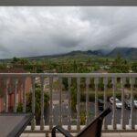 View from the west lanai towards the mountains