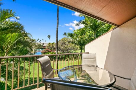 Outdoor Living - The lanai is definitely going to be one of your favorite spots! Protected from the sun and furnished with a comfortable patio set, you can dine outside while enjoying a few of the lush grounds.
