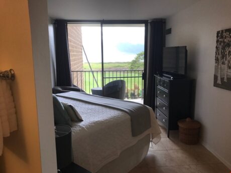 Wake Up to Great Views - Lie back on the primary bedroom's king-size bed and let the sounds of the surf ease you to sleep and wake up to beautiful glistening ocean waves!
