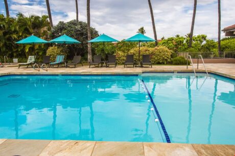 A Pool Makes All The Difference - After a long day of building sandcastles and beachcombing, cool off in the refreshing waters of Wailea Point’s pool.