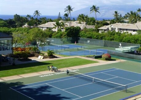 Nearby Wailea Tennis Center with Spectacular Setting, Ocean View