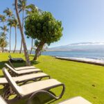 Lounge with ocean and Haleakala views.